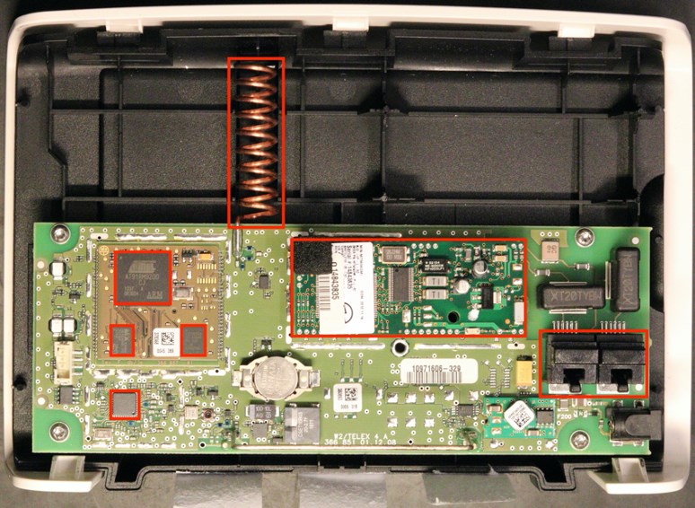 Inside of a home monitoring unit (HMU)